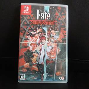 【送料無料】美品 Switch Fate Samurai Remnant フェイト サムライレムナント ソフト ニンテンドースイッチ 早期購入特典有 宮本武蔵衣装 