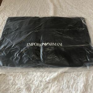 【未使用】EMPOIO ARMANI エンポリオ アルマーニ ガーメントバッグ ケース スーツカバー 衣装カバー スーツ収納　ナイロン ブラック ★1000