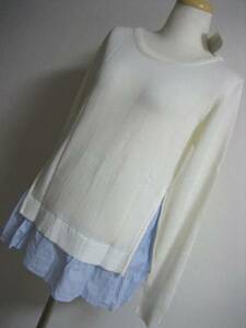  new goods L* regular price Y5,489* spring . convenient knitted * put on turning .. eggshell white * cheap prompt decision 