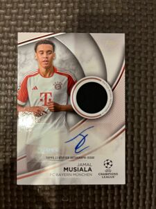 Topps UEFA Club Competitions ムシアラ　メモラビリアサインカード　25シリ