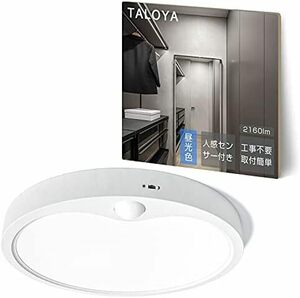 LED省エネ 人感センサーライト 4畳 6畳 2160lm 18W 薄型 4-6畳2160lm昼光色_人感センサーライト 明暗セン