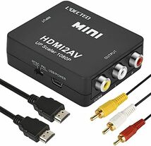 PS3 HDMIからアナログに変換アダプタ 音声出力可 1080P からrca hdmi コンポジット変換 AV 変換コンバーター_画像1