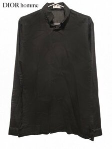 DIOR HOMME /dior homme/ Dior Homme /.. collar shirt / black / box shirt /38/ dress shirt 