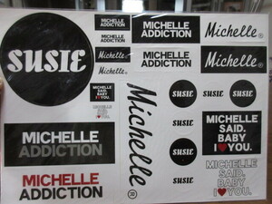 mi shell gun Elephant MICHELLE ADDICTION sticker 