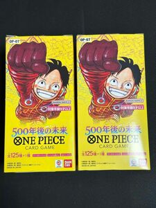 ワンピースカードゲーム　500年後の未来 2BOXセットテープカット　ONE PIECE ①