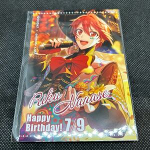 アイドリッシュセブン アニメイト カフェ 限定 バースデー ブロマイド 七瀬 陸 アイナナ ★