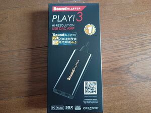 Sound Blaster Play!3 未開封品