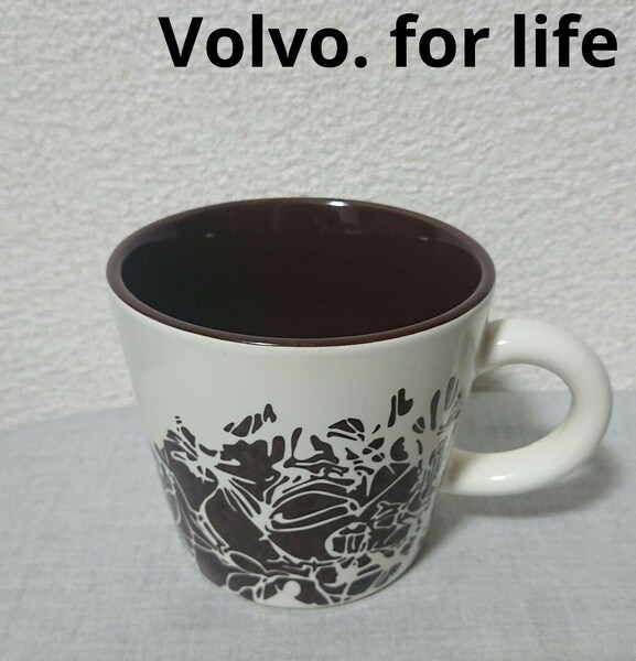 VOLVO for life マグカップ ボルボディーラーオフィシャルノベルティー美品 検)フェラーリシトロエンプジョーホンダアルファロメオ