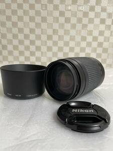 美品★ Nikon ニコン レンズ AF NIKKOR 70-300mm 1:4-5.6G フード付き HB-26 中古 現状品