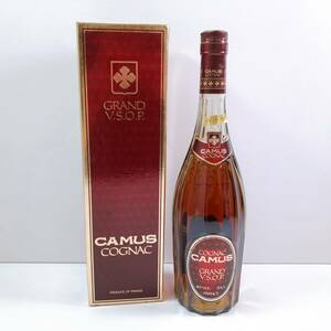 121【未開栓】CAMUS COGNAC GRAND V.S.O.P. カミュ グランド コニャック ブランデー 700ml 40% 洋酒 古酒 箱付き 現状品