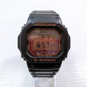 142【中古】CASIO G-SHOCK GW-M5600R タフソーラー 電波受信 電波ソーラー マルチバンド5 メンズ腕時計 ブラック 動作確認済み 現状品の画像2