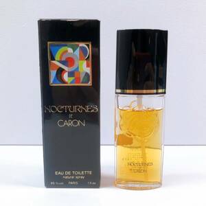 190【中古】NOCTURNES DE CARON EDT キャロン ノクチューン 30ml 香水 オードトワレ ナチュラルスプレー 残量8割 箱付き 現状品