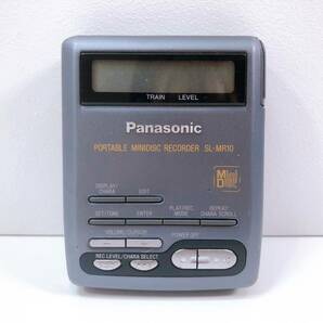 313【中古】Panasonic パナソニック ポータブルミニディスクレコーダー SL-MR10 MD プレーヤー ACアダプター付き 通電確認済み 現状品の画像2