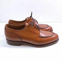 100【中古】CROCKETT&JONES クロケットアンドジョーンズ MONTAGU サイズ 5E ビジネスシューズ 革靴 ブラウン 箱付き 現状品_画像5