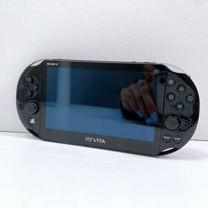 116[ used ]SONY PlayStation Vita body PCH-2000 black Sony PlayStation Vita with charger . operation verification the first period . ending present condition goods 