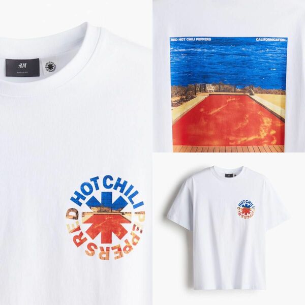 H&M RED HOT CHILI PEPPERS レッドホットチリペッパーズ レッチリ バンド Tシャツ 来日 ツアー