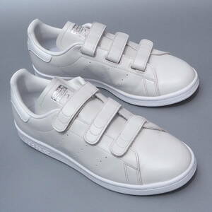 美品!! US7 1/2 / 25,5㎝ 限定 2021年 adidas BEAUTY & YOUTH限定 adidas STAN SMITH CF BY ベルクロ スタンスミス クリアグレー