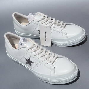  dead!! US 10 1/2 / 29cm new goods!! rare color!! made in Japan converse ONE STAR J white x silver one Star made in japan