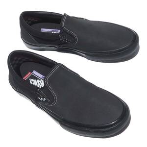 美品!! US 8 / 26cm VANS SLIP-ON PRO スリッポン 黒 USA企画