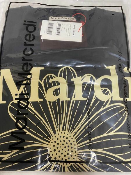 新品未使用　Mardi Mercredi FLOWER MARDI TEE