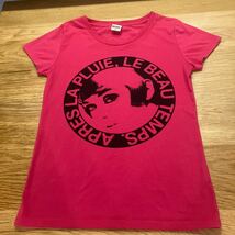 中古 Tシャツ 半袖 S graniphグラニフ カットソー 送料¥185 ピンク_画像1