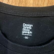 中古 Graniph グラニフ bear ベア UK ユニオンジャック ブラック Tシャツ M 送料¥185_画像3