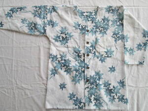 No.44{ hand made }dabo shirt * common carp . shirt yukata. remake / L size 