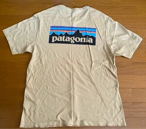 パタゴニア P-6 メンズTシャツ　バックプリントロゴ　オーガニックコットン　本場アメリカにて購入 古着