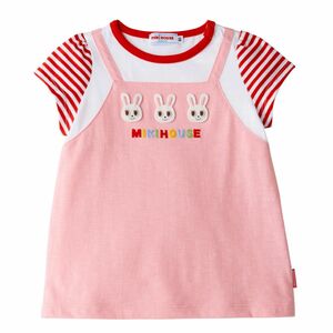 ミキハウス 半袖Tシャツ　女の子　日本製　80-130cm 予約可能