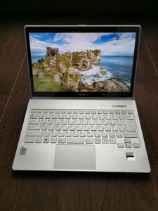 美品FUJITSU LIFEBOOK SH90/M タッチパネル13.3型WQHD液晶 i5/Windows11 Pro/Office2021 Pro/DVDマルチ/Webカメラ/AC付/日本製