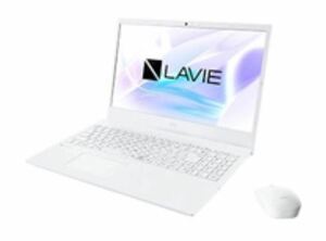 ★新品 未開封 NEC ノートパソコン LAVIE Smart N15 PC-SN18WAEAV-4 白 Windows11 15.6型液晶 メモリ8GB SSD256GB DVD Office2021付★
