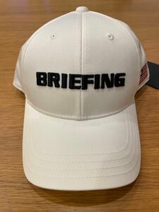 新品 BRIEFING GOLF ブリーフィングゴルフベーシックキャップホワイト　BRG231M67