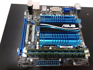 ジャンク扱い　ASUS C60M1-I MiniITX 低消費電力　メモリ付き