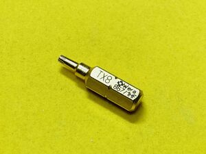 Wera 【ビット】〈066070〉867/1Z HFビット TORX　TX8×25mm　≪TORXネジを落とさない≫