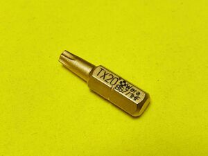 Wera 【ビット】〈066074〉867/1Z HFビット TORX　TX20×25mm　≪TORXネジを落とさない≫