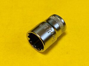 HONITON 差込角 9.5mm (3/8 dr) ミリ・インチ兼用 ソケットレンチ 14mm & 9/16インチ