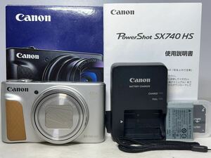 Canon キヤノン PowerShot SX740HS 光学40倍ズーム/4K動画/Wi-Fi 予備バッテリー 32GBメモリ 6ヶ月動作保証 元箱 即決送料無料
