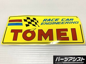 ◆【 TOMEI ステッカー カラー イエロー 】シール 東名 ハコスカ ケンメリ レーシング ワークス GC110 KGC10 KPGC10 GT GTX GTR GT-R 旧