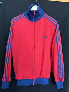 【送料無料】70S 80S adidas アディダス トラックジャケット｜70年～80年代 デサント製 6号 ADS 4F｜ビンテージ ジャージ ヴィンテージ