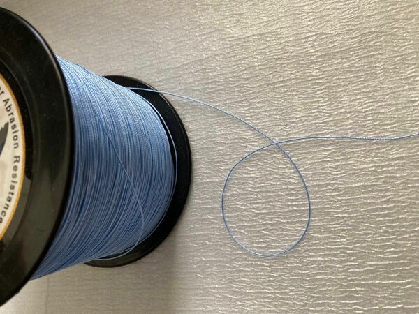 アシストライン PE10号 5m アシストフック タイラバ 青 ブルー ダイニーマ PEライン 5メートル 切り売り 新品 未使用
