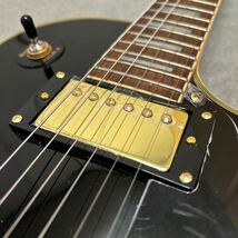 epiphone by Gibson Les Paul CUSTOM BLK BEAUTY エピフォン　ギブソン　レスポール カスタム　ジャンク扱い lespaul ブラック_画像4