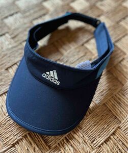 アディダス サンバイザー フリーサイズ ネイビー ゴルフ GOLF adidas ゴルフサンバイザー 帽子 キャップ