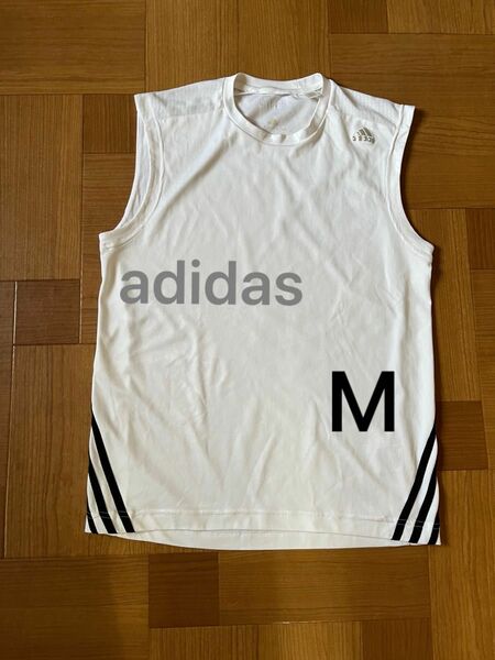 アディダス adidas 速乾Tシャツ ノースリーブ スポーツ トレーニング タンクトップ Mサイズ