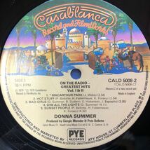 二枚組 ドナ・サマー Donna Summer ON THE RADIO GREATEST HITS VOLUMES ONE&TWO 2LP レコード 5点以上落札で送料無料i_画像5