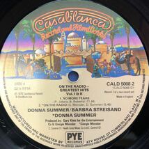 二枚組 ドナ・サマー Donna Summer ON THE RADIO GREATEST HITS VOLUMES ONE&TWO 2LP レコード 5点以上落札で送料無料i_画像6