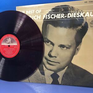 フィッシャー＝ディースカウ THE BEST OF DIETRICH FISCHER-DIESKAU 赤盤 LP レコード 5点以上落札で送料i