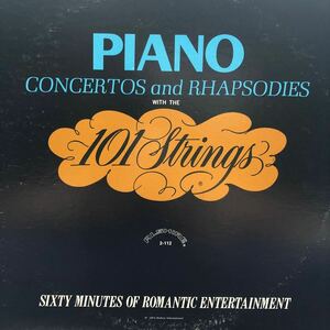 二枚組 101 Strings Piano Concertos And Rhapsodies 2LP 見開きジャケット レコード 5点以上落札で送料無料i