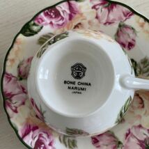 ソーサー カップ ティーカップ 2客　BONE CHINA NARUMI_画像4