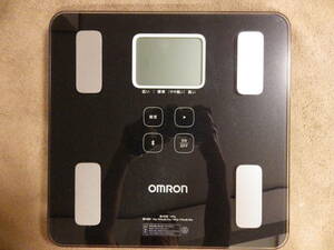 OMRON Omron scales body composition meter HBF-227Tkalada scan Bluetooth installing Omron. Appli . measurement data . easy control beautiful goods 