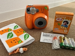 【未使用 保管品】FUJIFILM フジフィルム なっちゃん チェキ ポップ instax mini 7 インスタントカメラ 非売品 セット 